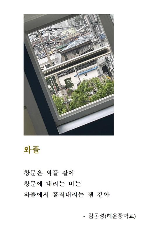 청소년 디카시 작품