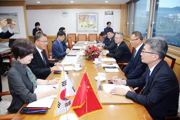 창원시, 중국 대경市 방문단 접견