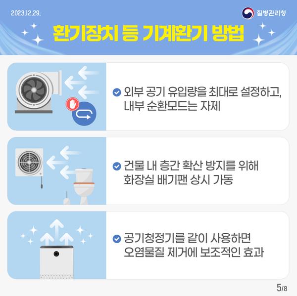 올바른 환기수칙 카드뉴스5