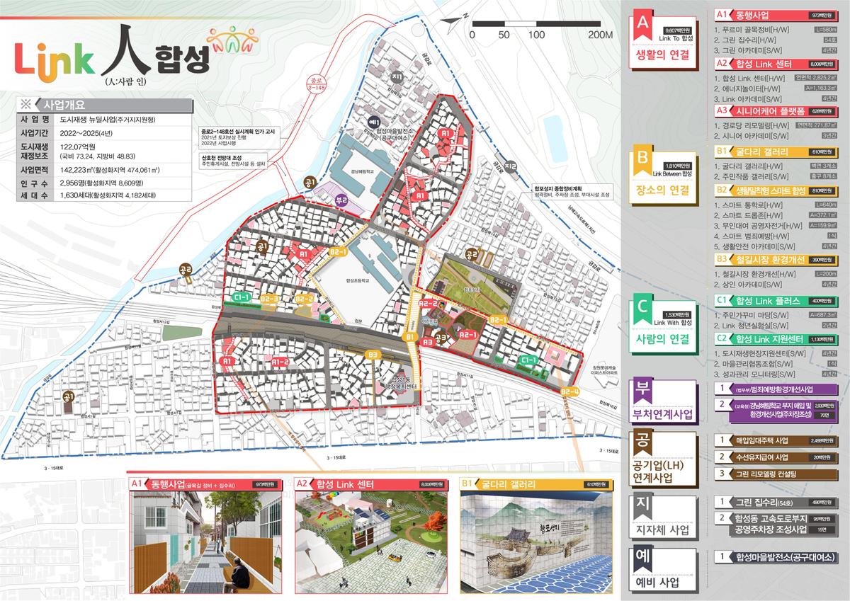 원특례시, 합성1지구 도시재생사업 거점시설 구축... 합성 Link 센터 및 에너지놀이터 설계공모 실시