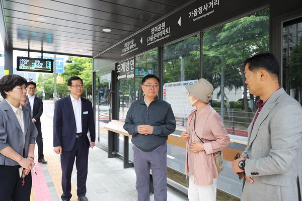 홍남표 창원특례시장, S-BRT 임시 개통 후 시민 불편 사항 챙겨