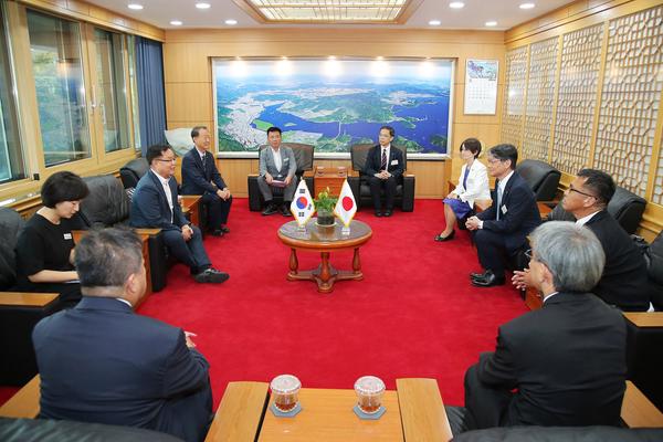 일본 야마구치시, 자매도시 15주년 기념 창원특례시 방문