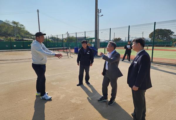 진동 요장마을 체육시설 현장 점검