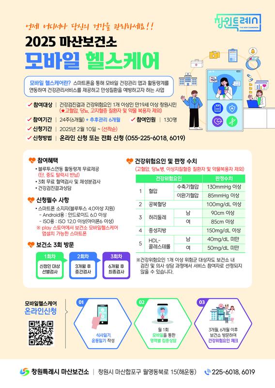 2025년 모바일헬스케어 사업 안내문