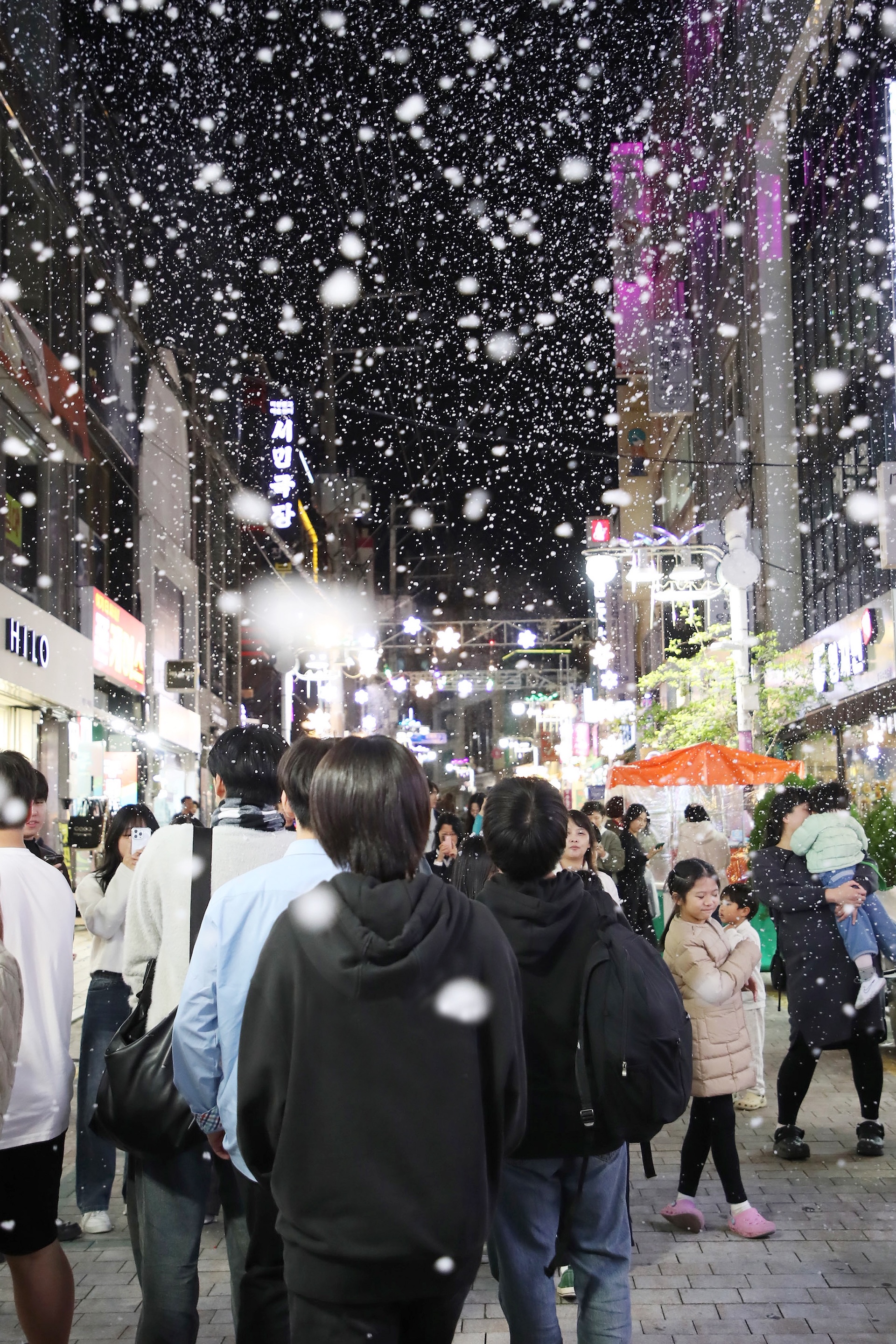 창동 거리 눈꽃 축제
