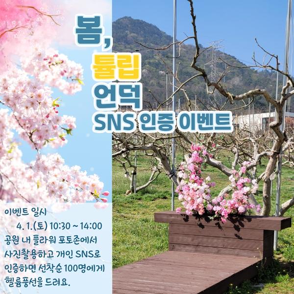 창원단감테마공원 봄맞이 포토존 인증 SNS 이벤트 