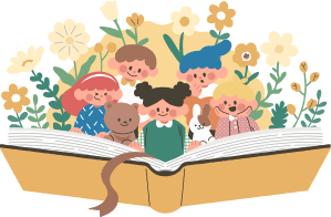 책읽는 사람들 일러스트